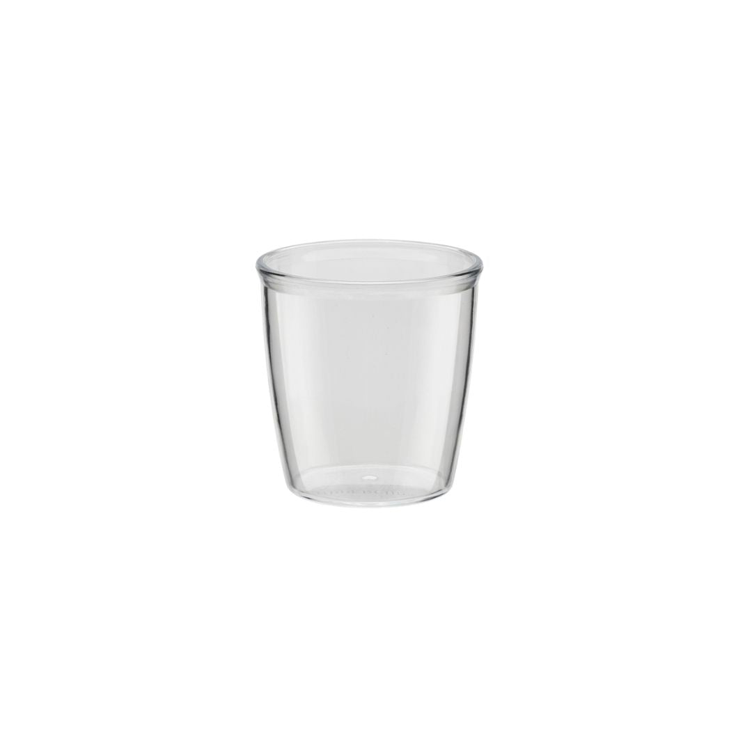 Picture of a shot piccolo cup in clear plastic 